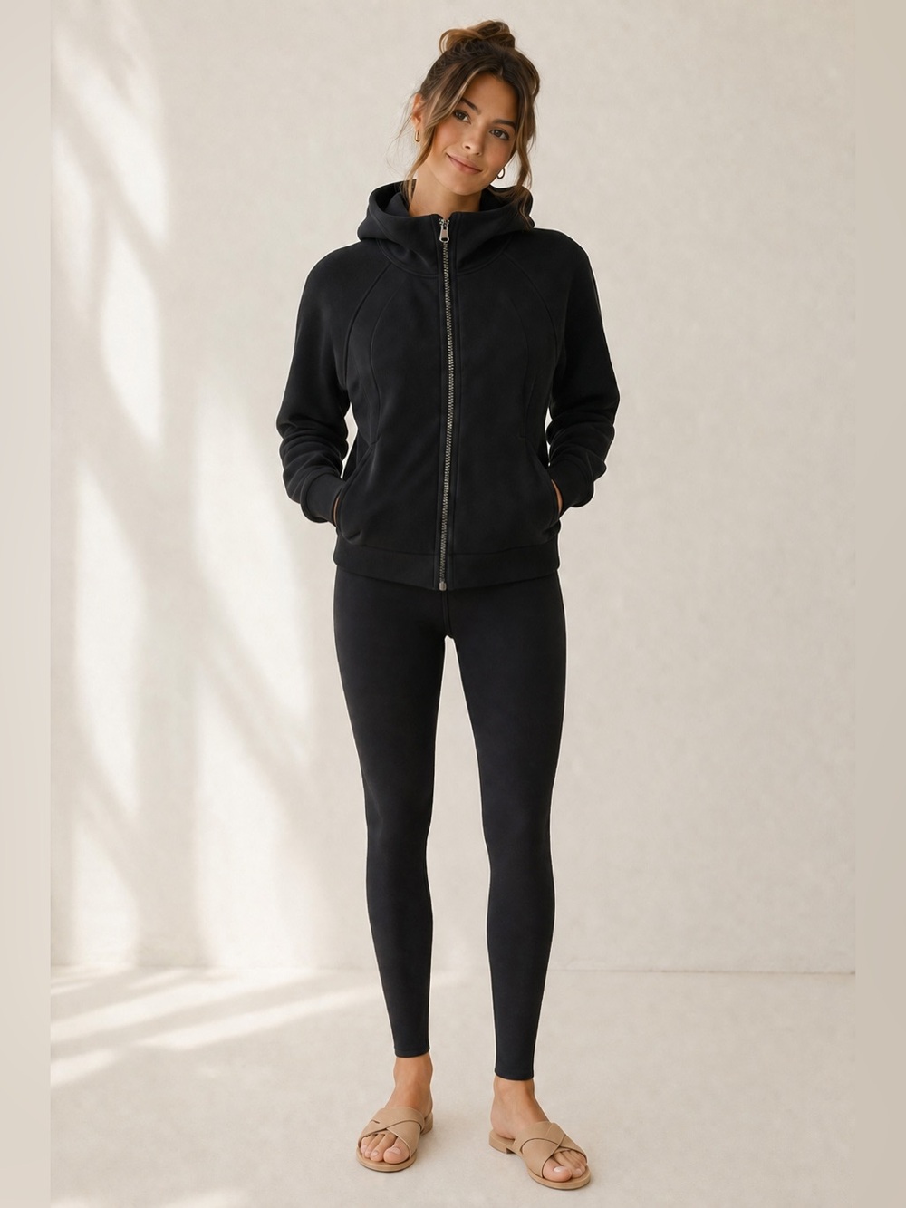 Lululemon Teal Full‑Zip Scuba Hoodie